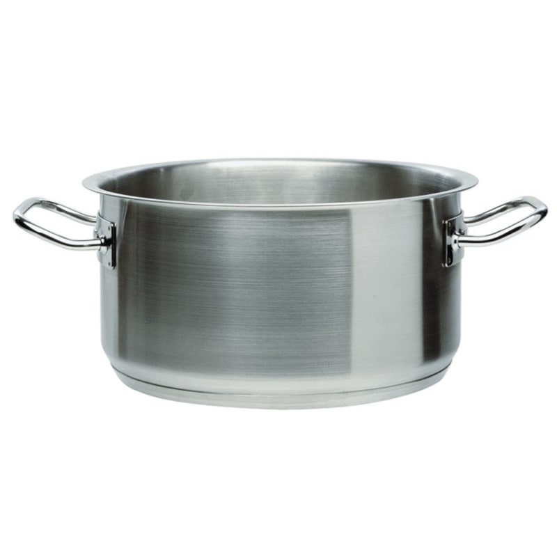 ILSA Mittlere Kasserolle für Induktion mit 2 Griffen aus Edelstahl 18/10 L 63 Ø cm 60