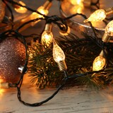 thumbnail of LED Lichterkette Vintage 120 transparente Mini Birnen 8 Funkt. 12m
