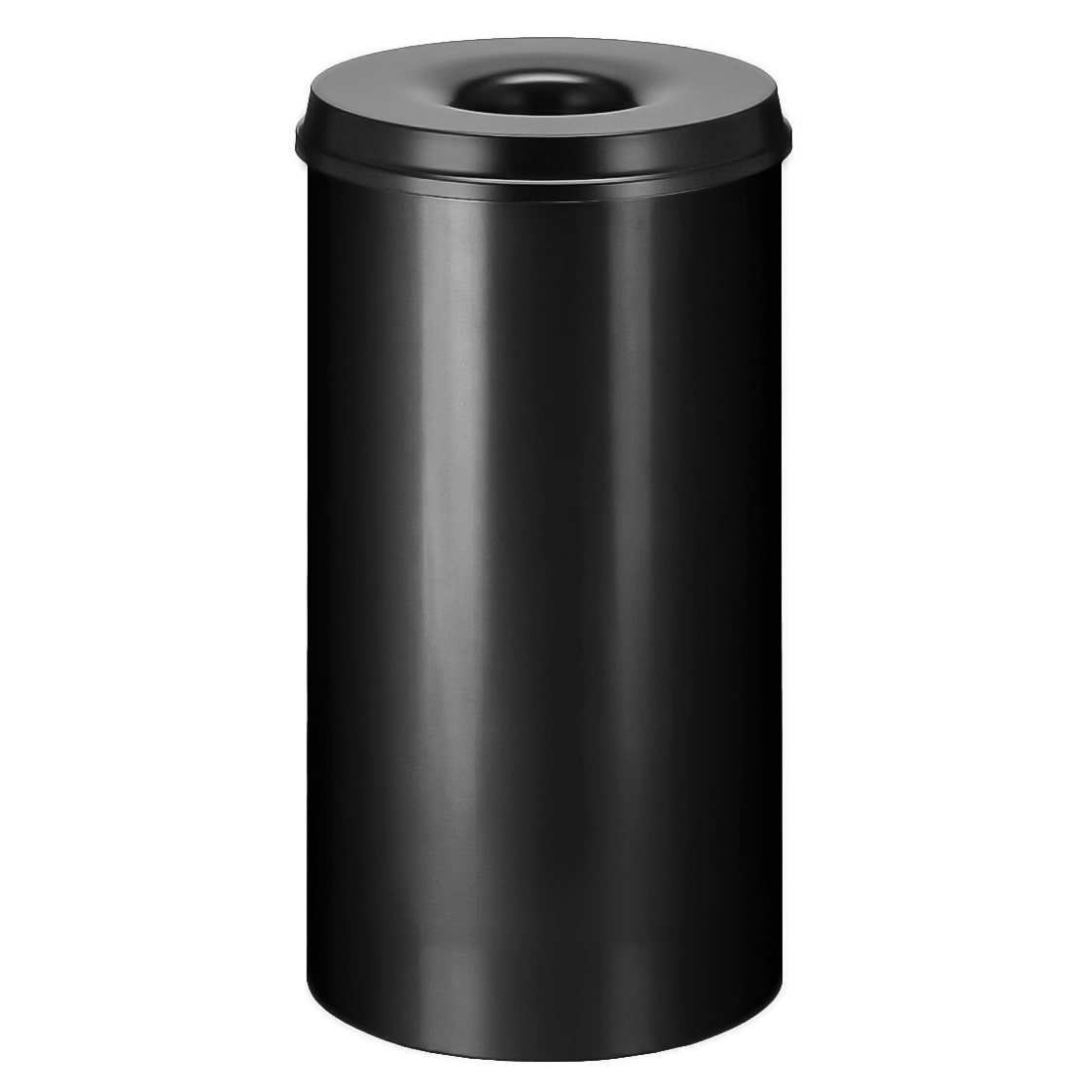 V-part Vlamdovende papierbak 50 ltr - zwart