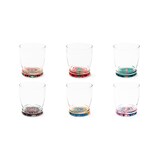 thumbnail of Excelsa set de 6 vasos New Delhi de vidrio 8x8x9,5 cm multicolor