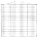 thumbnail of vidaXL Gabione mit Hochbogen 200x30x180/200 cm Verzinktes Eisen