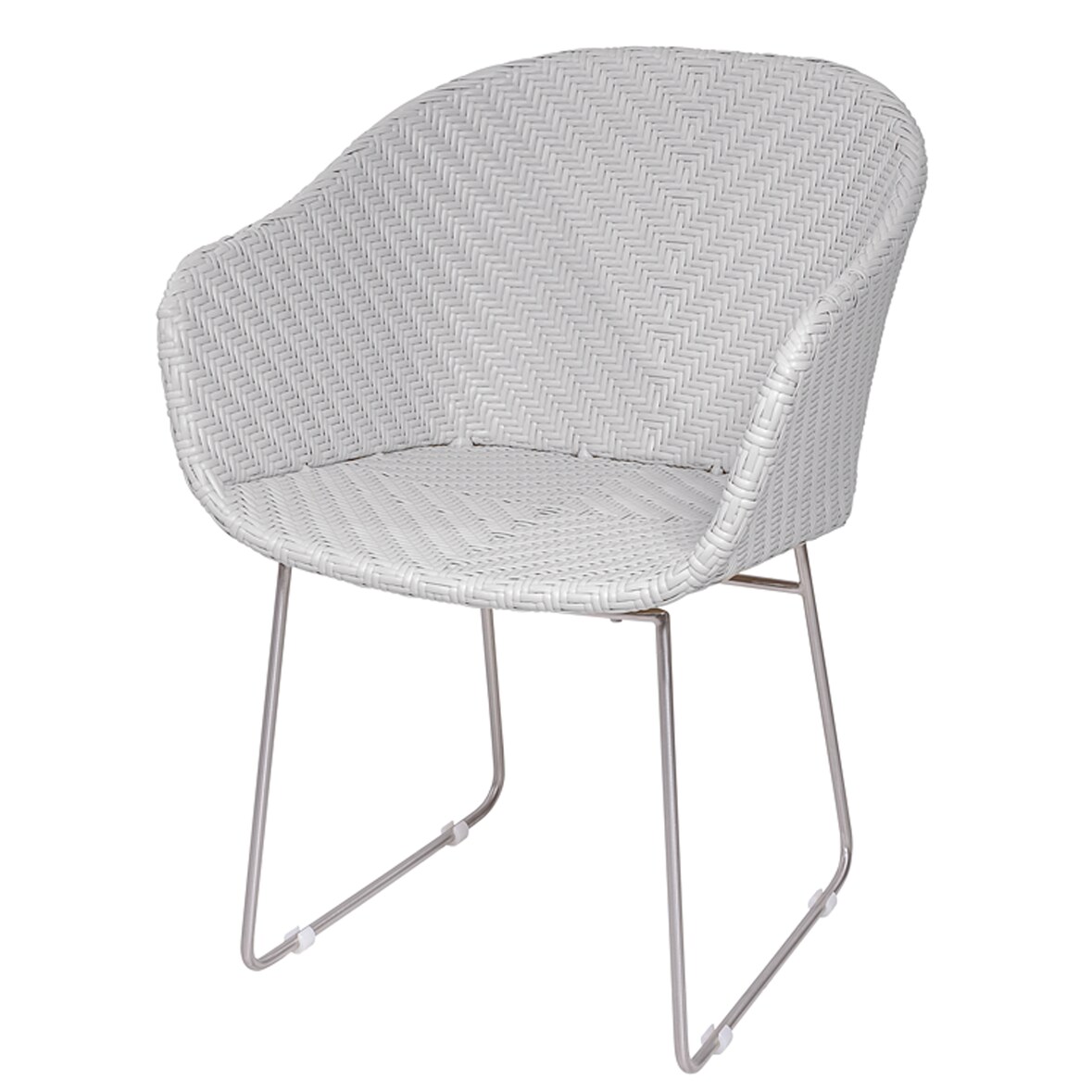 Garland Poly Rattan Gartensessel Gartenstuhl Monza Weiß