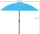 thumbnail of Outsunny Ombrellone da Giardino Inclinabile e con Manovella Ф255cm Blu