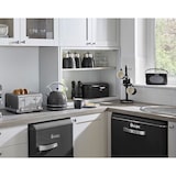 thumbnail of SWAN SWKA1024BN Retro Conjunto de 3 Boiões de Cozinha 1,2 L Herméticos para Especiarias, Chá, Café, Vintage, Preto