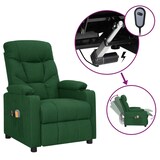 thumbnail of vidaXL Elektrischer Massagesessel Dunkelgrün Stoff