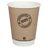 thumbnail of 125x BIO Doppelwandbecher CoffeeToGo bis 100°C  | 300ml O9cm