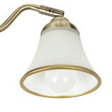 thumbnail of Licht-Erlebnisse Badlampe Spiegel GRANDO in Bronze Edelstahl Glas 3-flammig E14 flexible Wandleuchte Jugendstil, 1/1/913