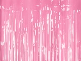 thumbnail of Lametta Vorhang 100x200cm Folienvorhang Fransenvorhang Foto Hintergrund Fotoshootings Partyvorhang Disco & Party Deko Rosa