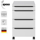 thumbnail of bümö Space Rollcontainer mit Schubladen, Container aus Holz in graphit - Rollwagen für's Büro als Schreibtisch Unterschrank, Bürocontainer od.