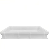 thumbnail of Set 2 Cassetta Service per Impasti 60x40x13h cm con Fondo e Pareti Chiuse Capacità 26 litri Impilabile Bianco Polietilene Alimentare