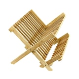 thumbnail of Escurreplatos escurridor de platos madera bambú plegable cocina 35x33Cm