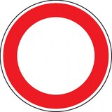 thumbnail of Verkehrszeichen Verbot für Fahrzeuge aller Art, Nr.250, Aluminium RA1, Anti-Stick., Ø600mm