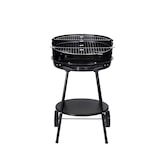 thumbnail of Tarrington House Holzkohlegrill rund Deluxe, Stahl, 53 x 66.5 x 83 cm, Grillrost Ø 48 cm, höhenverstellbarer Grillrost, fahrbar, schwarz
