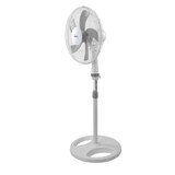 thumbnail of Ventilador de pie JATA JVVP3050 con altura máxima de 1,3 m. 3 velocidades. Cabezal inclinable y oscilación automática. Rejilla de metal protectora