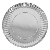 thumbnail of MONOUSO - Pappteller Rund Silber 18cm (10 Stück)