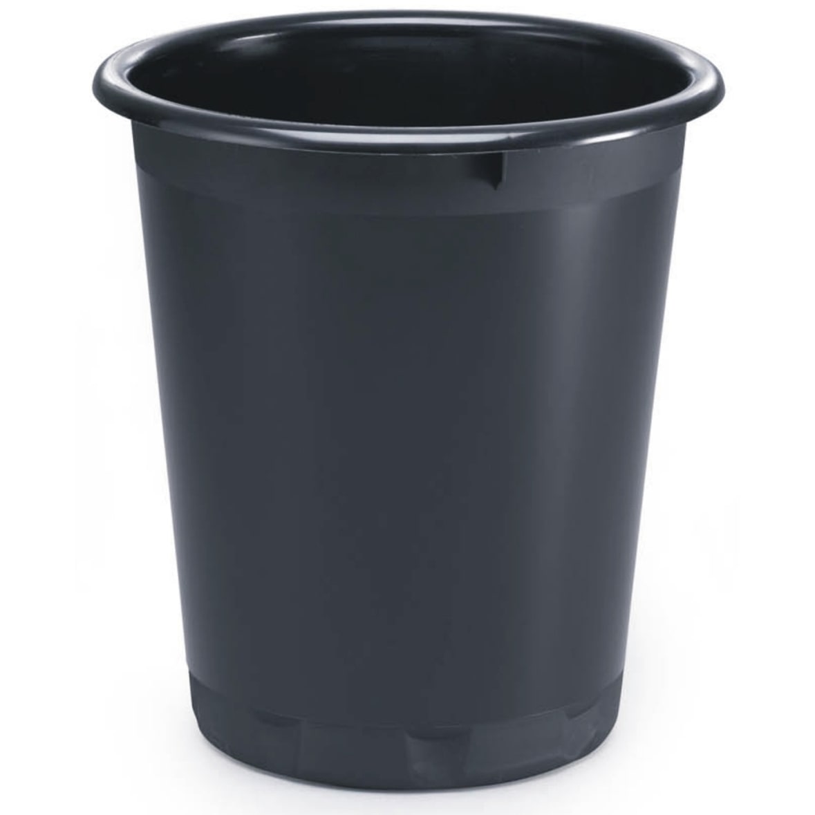 Papelera DURABLE BASIC, plástico, 13 litros, negra