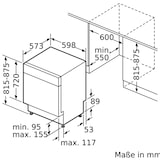 thumbnail of Siemens iQ300, Unterbau-Geschirrspüler, 60 cm, Gebürsteter Stahl SN43HS10TE