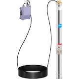 thumbnail of hillvert Brunnenpumpe - 85 mm / 3,35'' - 4800 l/h - 1100 W - 20 m Kabel / 54 m Förderhöhe - Edelstahl