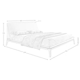 thumbnail of Angel Cerdá  Letto in tessuto grigio 7155C