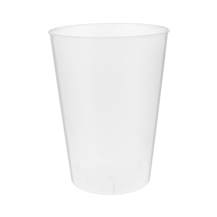 MONOUSO - Copo Reutilizável Inquebrável PP Transp. 600ml (25 Uds)