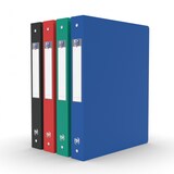 thumbnail of OXFORD Classeur Memphis A4 Dos 40mm 4 Anneaux Ronds Couverture Polypro Coloris Assortis