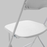 thumbnail of Rekkem sillas plegables HDPE 45 x 45 x 89cm x4 Blanco