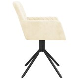 thumbnail of vidaXL Esszimmerstühle 2 Stk. Drehbar Creme Samt