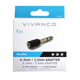thumbnail of Audio-Adapter 6,3 mm-Stecker auf 3,5 mm-Buchse