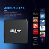 thumbnail of Box Android TV 4K HD WiFi Bluetooth 2GB RAM 8GB Stockage HDMI 2 Ports USB Noir YONIS