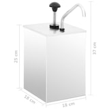 thumbnail of vidaXL Sausdispenser 3,5 L roestvrij staal