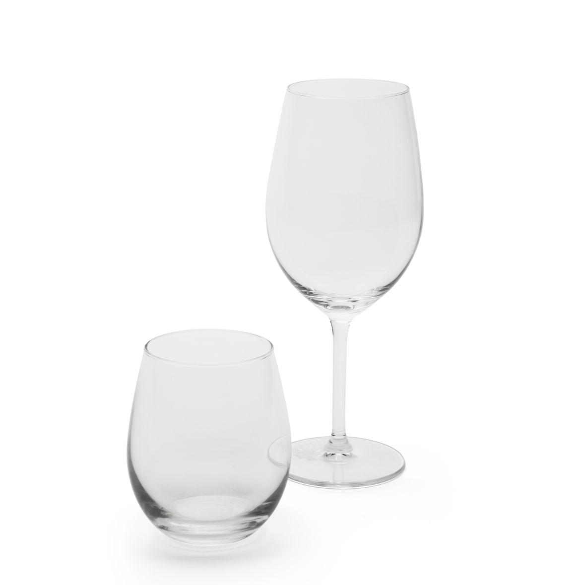 Excelsa Set mit 6 Wassergläsern und 6 Gläser Soave Glas 33x42x17 cm Transparent