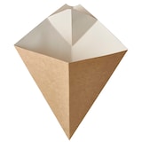 thumbnail of Cornets frites carton avec compartiment sauce 27 x 21,5 cm (500 unités) PAPSTAR