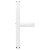 thumbnail of vidaXL Esstischbeine T-Form 2 Stk. Weiß 100x35x(72-73) cm Stahl