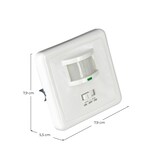 thumbnail of Interruptor con Sensor Infrarrojo de Movimiento y Sensor Crepuscular  Blanco 7hSevenOn