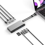 thumbnail of Alogic U2CSH-SGR Alogic Dockingstation Twin Super Dock 10-in-1 Dual USB-C