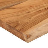 thumbnail of vidaXL Tischplatte 110x40x2,5cm Rechteckig Massivholz Akazie Baumkante