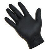 thumbnail of Guantes de Nitrilo Negro Sin Polvo Talla G - 100 UDS