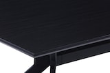 thumbnail of Möbilia Esstisch 180 x 90 cm | Platte MDF 20 mm | Gestell Metall | B 180 x T 90 x H 75 cm | grau-schwarz | 12020038 | Serie TISCH