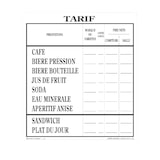 thumbnail of Affichage Tarif des Consommations (Extérieur)