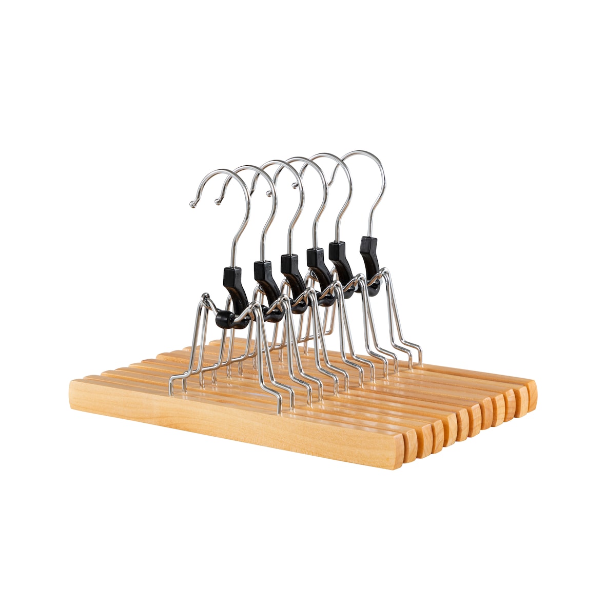 METRO PROFESSIONAL Hosenbügel, Holz, 6 Stück