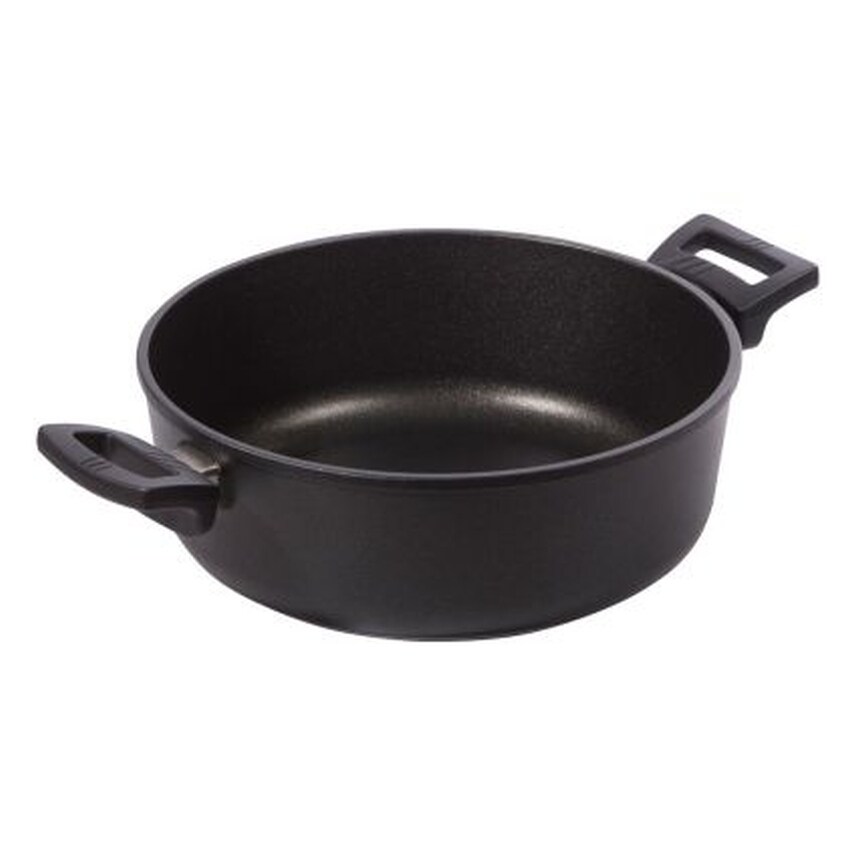 Eurolux Premium braadsledeset, glazen deksel, ca. Ø32xH10cm, 5,5L