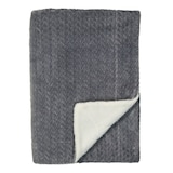 thumbnail of Schiesser Sherpa-Decke Elsa - 150 x 200 cm - Dunkelgrau
