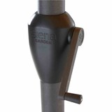 thumbnail of SIENA GARDEN Isa Mittelstockschirm anthrazit/stone 200x300 cm M32095