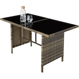 thumbnail of tectake Salotto in rattan con telaio in acciaio Barletta - naturale - 404399