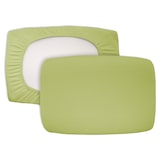 thumbnail of 2er Pack Spannbezug Bezug für Nackenkissen Kissen Baumwolle 40x60cm