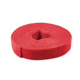 thumbnail of VALUE Klettband auf Rolle, 10mm, rot, 25 m