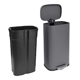 thumbnail of SVITA TQ30 Mülleimer grau 30L Treteimer Abfallbehälter Softclose Deckel