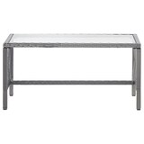 thumbnail of vidaXL 4-tlg. Garten-Lounge-Set mit Auflage Poly Rattan Anthrazit