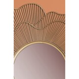 thumbnail of Wandspiegel Rose 77 cm Metall Design Hängespiegel Gold, Eisen Dekospiegel Rund, Spiegel Wand Groß Blütenform, Flurspiegel Garderobenspiegel