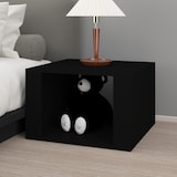 thumbnail of vidaXL Nachttisch Schwarz 57x55x36 cm Holzwerkstoff
